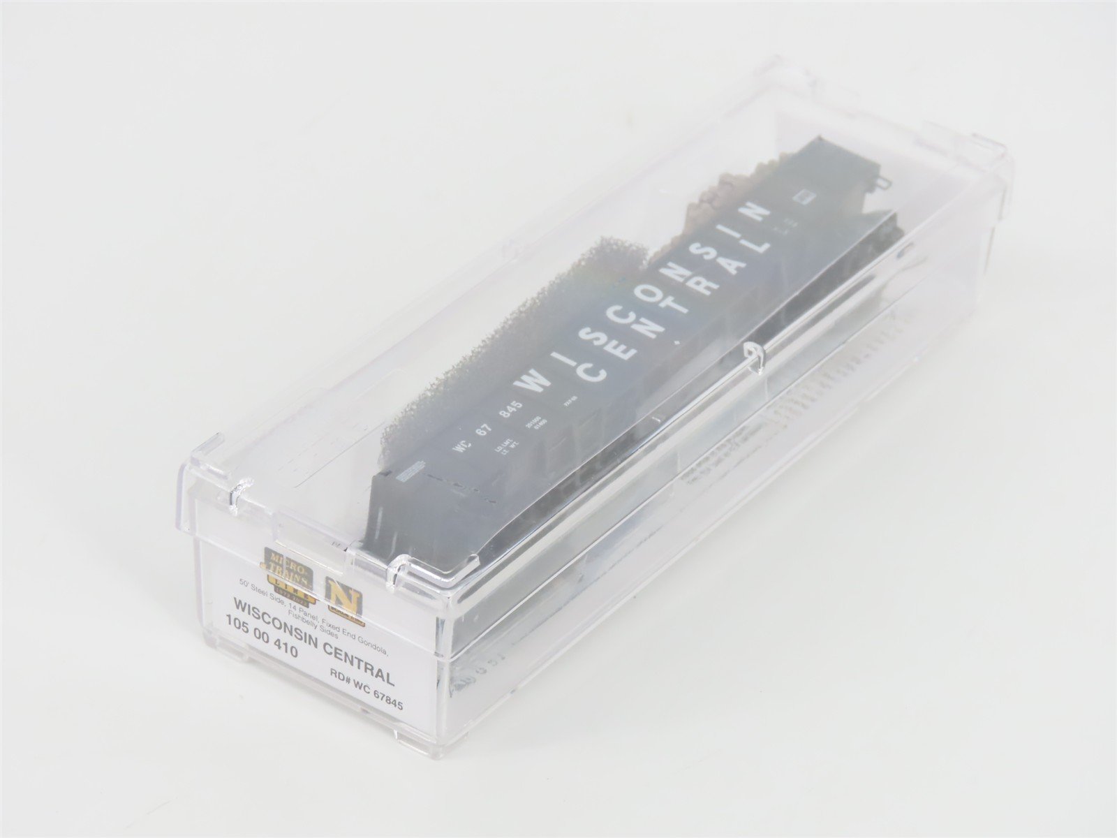 N Scale Micro-Trains MTL 10500410 WC Wisconsin Central 50' Gondola #67845