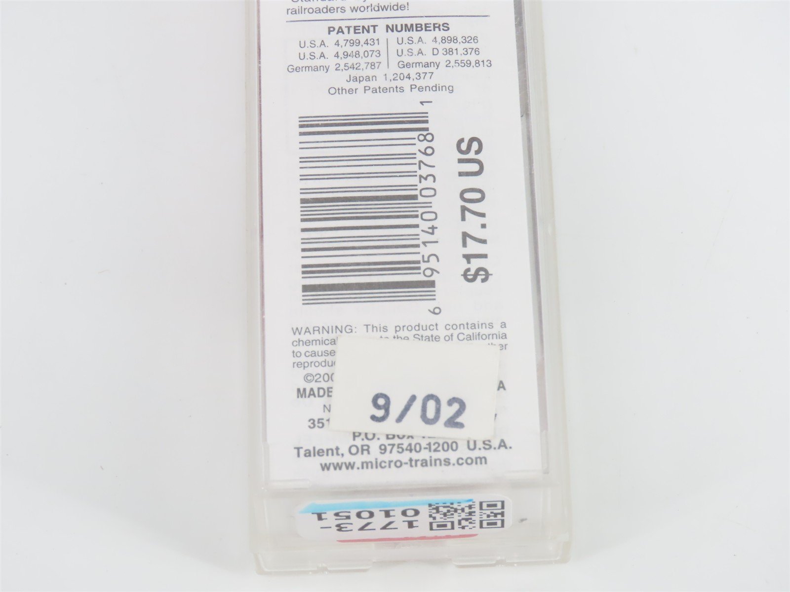 N Scale Micro-Trains MTL 100170 N&W Norfolk & Western 36' Caboose #562748