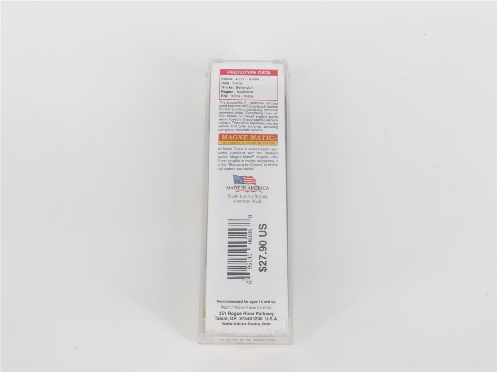 N Scale Micro-Trains MTL 07800140 L&N Louisville & Nashville 50' Box Car #41044