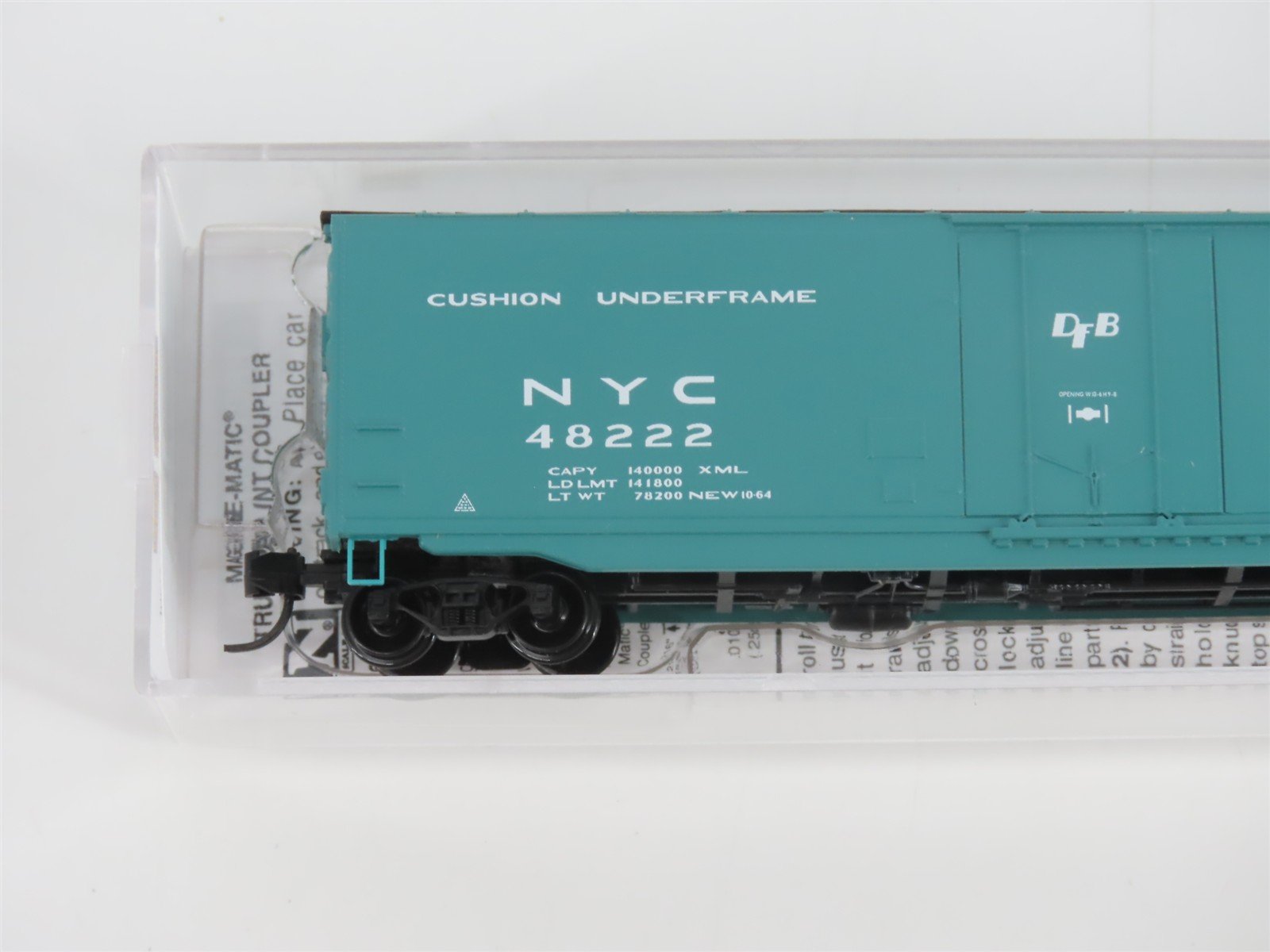 N Scale Micro-Trains MTL 03200550 NYC New York Central System 50' Box Car #48222