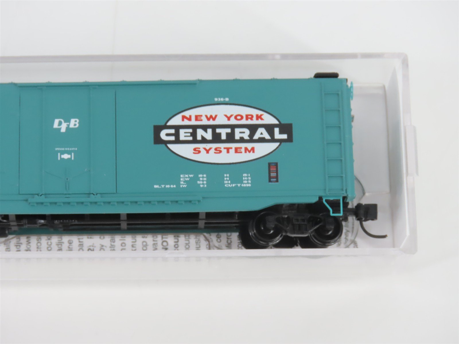 N Scale Micro-Trains MTL 03200550 NYC New York Central System 50' Box Car #48222