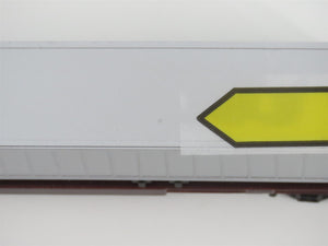 N Scale Con-Cor 0001-01207UN Undecorated Flat Car w/ 2 Sea Containers