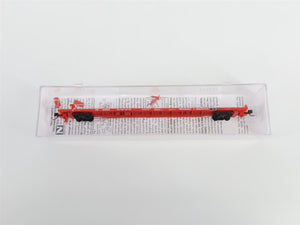 N Scale Micro-Trains MTL 07100592 PW Providence & Worcester 89' Flat Car #105519