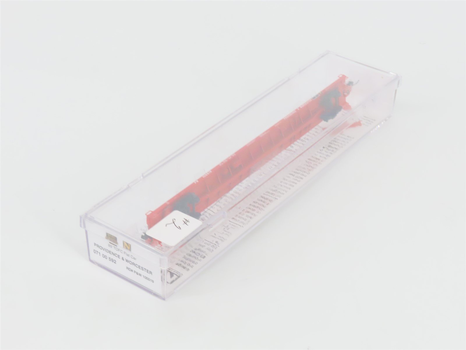 N Scale Micro-Trains MTL 07100592 PW Providence & Worcester 89' Flat Car #105519