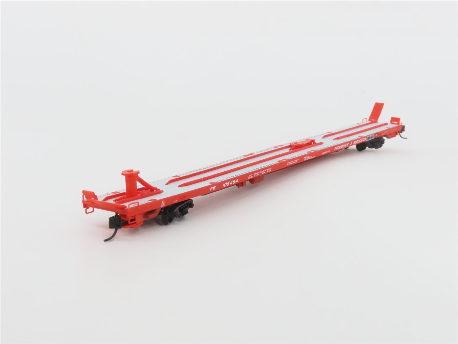 N Scale Micro-Trains MTL 07100591 PW Providence & Worcester 89' Flat Car #105464