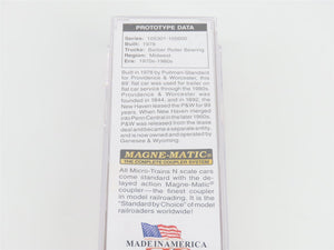N Scale Micro-Trains MTL 07100591 PW Providence & Worcester 89' Flat Car #105464