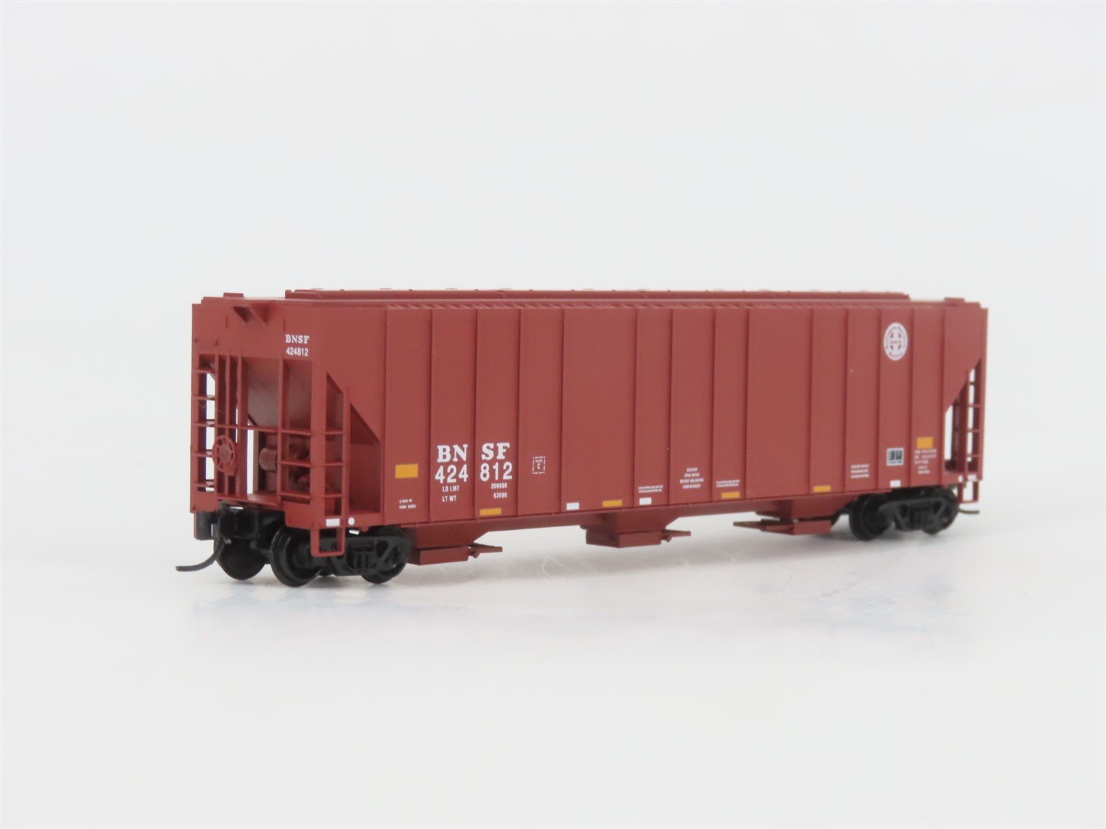 N Scale Micro-Trains MTL 09900351 BNSF Railway 3-Bay Covered Hopper #424812