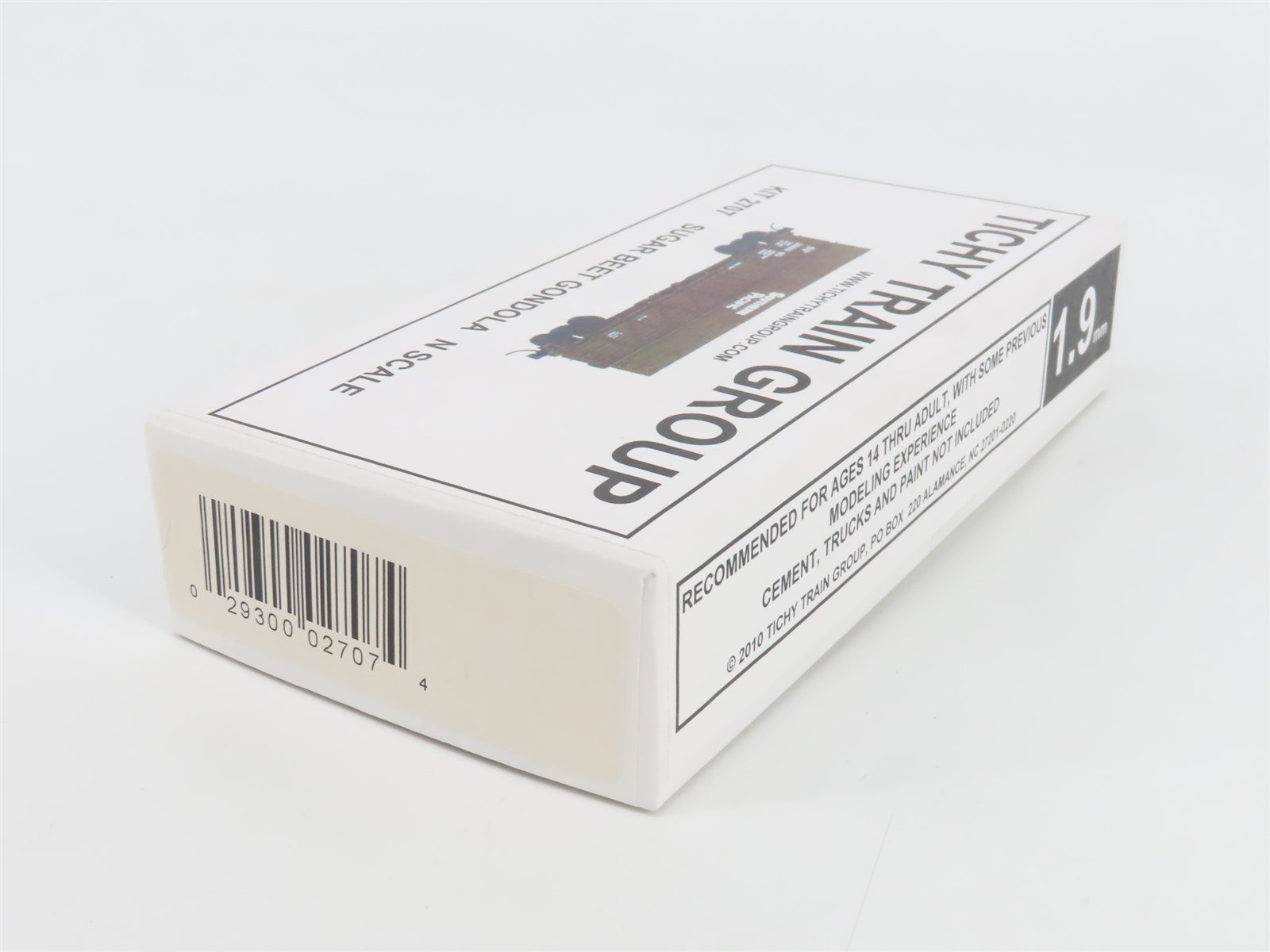 N Scale Tichy Train Group Kit #2707 Undecorated Sugar Beet Gondola