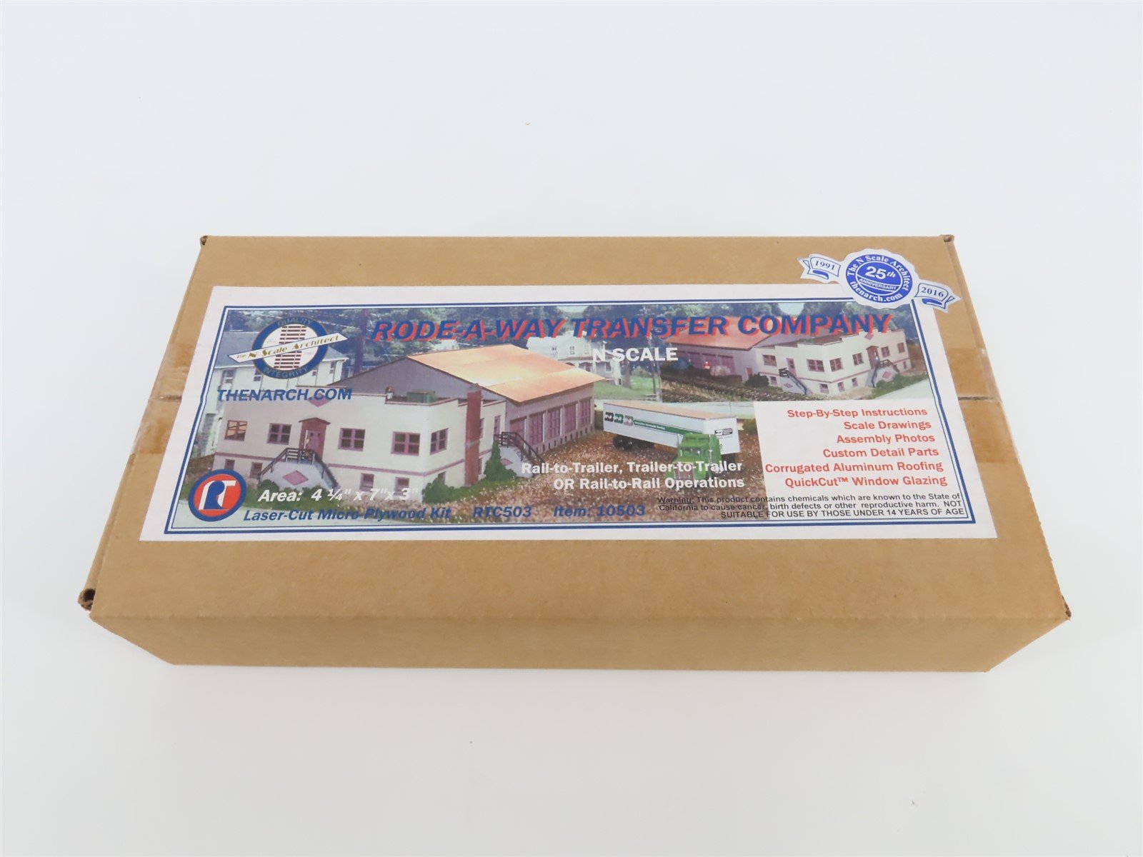 N 1/160 Scale The N Scale Architect Kit 10503 Rode-A-Way Transfer Company SEALED