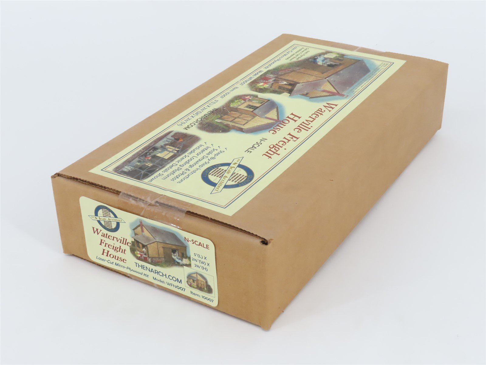 N 1/160 Scale The N Scale Architect Kit 10007 Waterville Freight House - SEALED