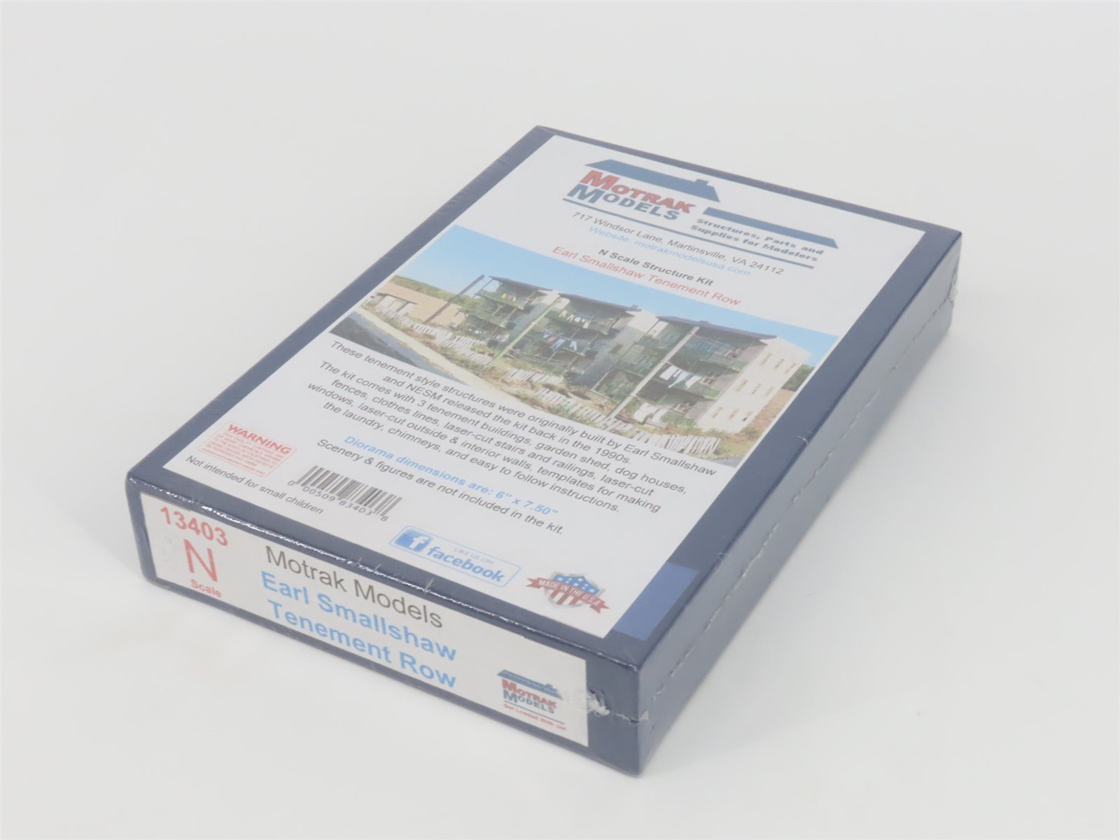N 1/160 Scale Motrak Models Kit 13403 Earl Smallshaw Tenement Row - SEALED