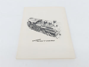 Modeler's Handbook: Class B Shay Model by Richard W. Appel ©1983 SC Book