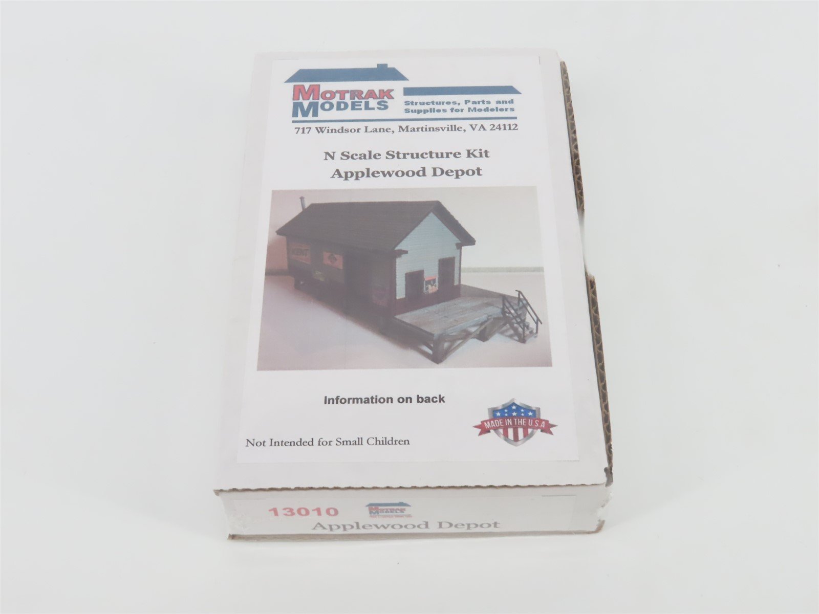 N 1/160 Scale Motrak Models Laser-Cut Kit 13010 Applewood Depot - SEALED