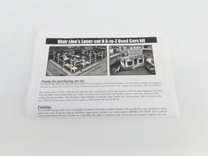 N 1/160 Scale Blair Line LLC Laser-Cut Kit 097 A-to-Z Cars