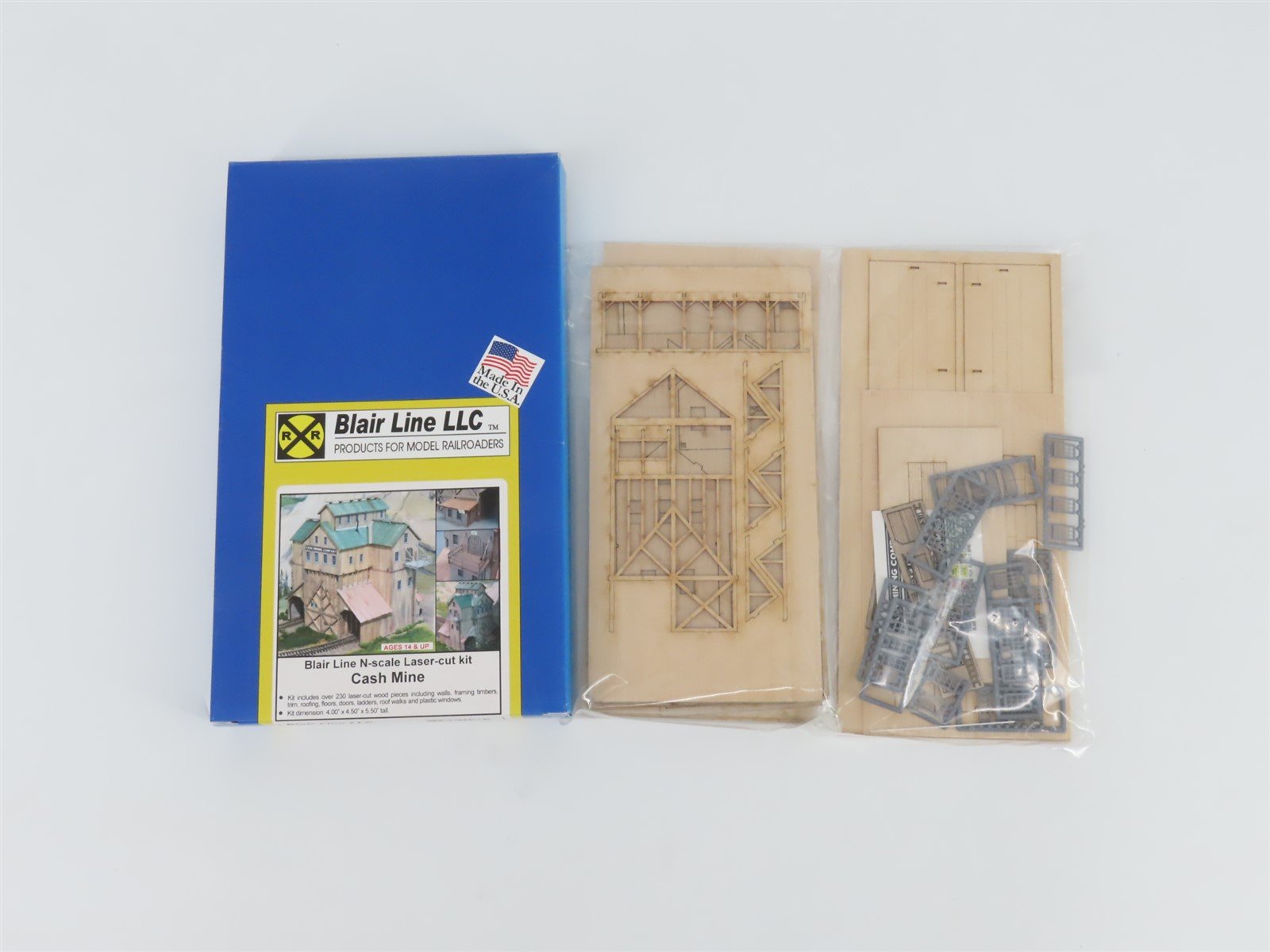 N 1/160 Scale Blair Line LLC Laser-Cut Kit 086 Cash Mine