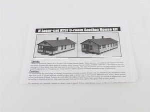 N 1/160 Scale Blair Line LLC Laser-Cut Kit 094 ATSF 6-Room Section House