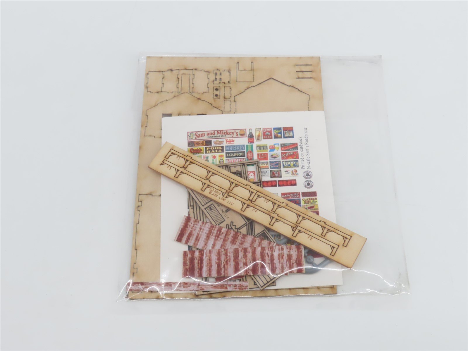 N 1/160 Scale Blair Line LLC Laser-Cut Kit 1003 Sam's Roadhouse
