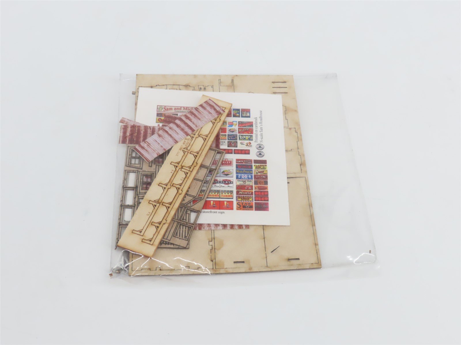 N 1/160 Scale Blair Line LLC Laser-Cut Kit 1003 Sam's Roadhouse