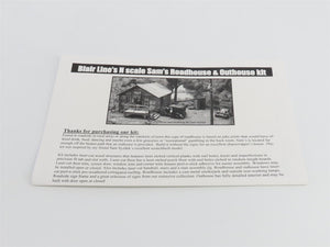 N 1/160 Scale Blair Line LLC Laser-Cut Kit 1003 Sam's Roadhouse