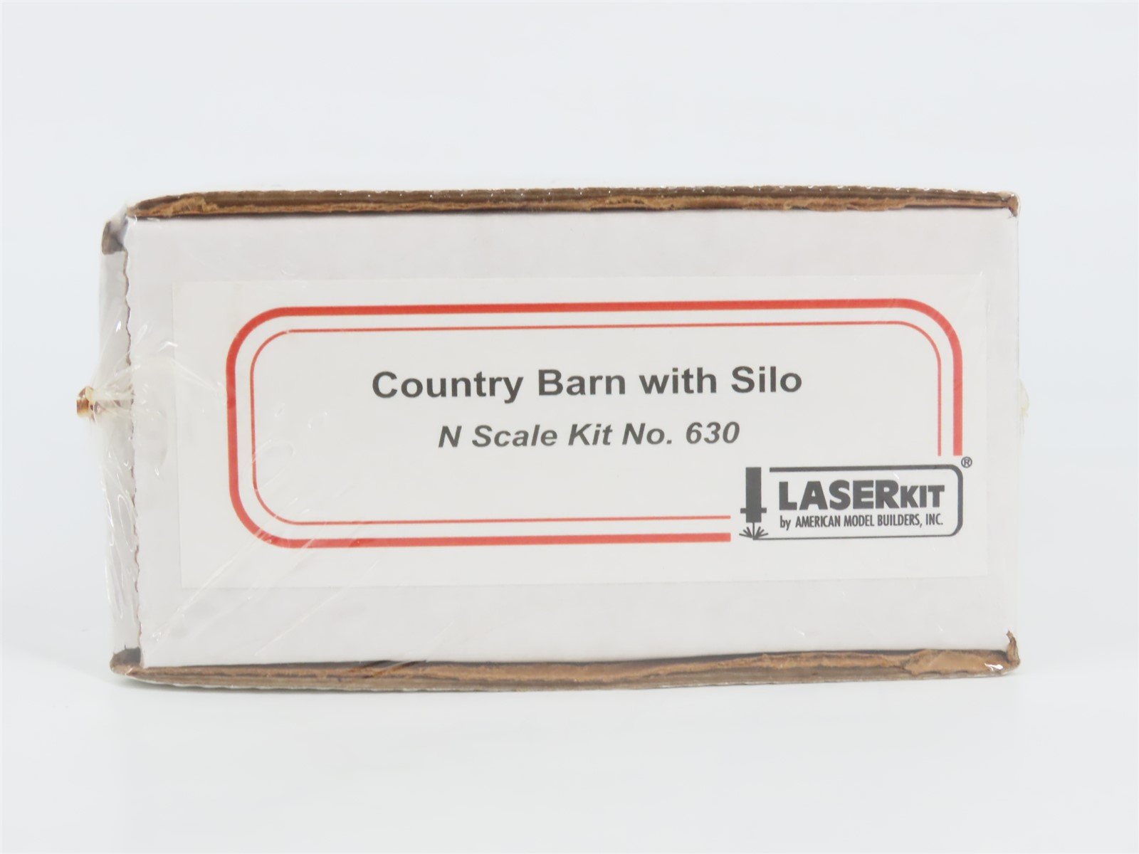 N Scale American Model Builders LaserKit 630 Country Barn with Silo - SEALED