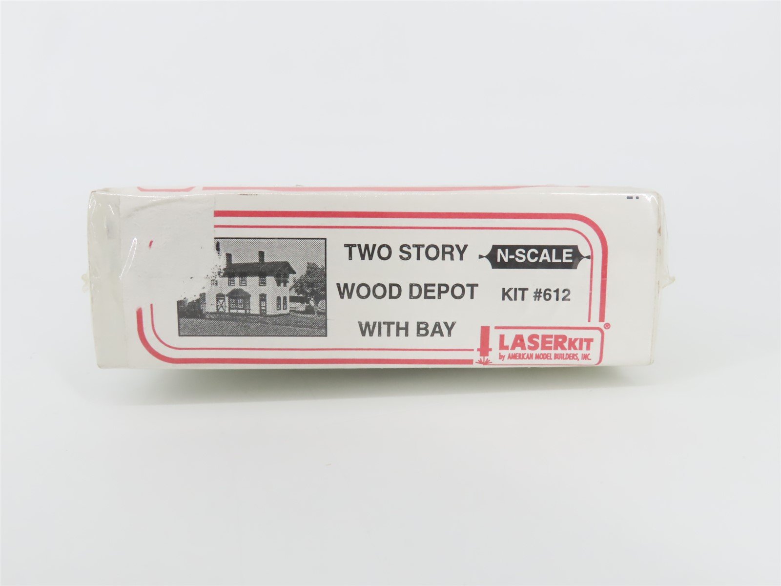 N Scale American Model Builders LaserKit 612 Two Story Wood Depot w/Bay - SEALED
