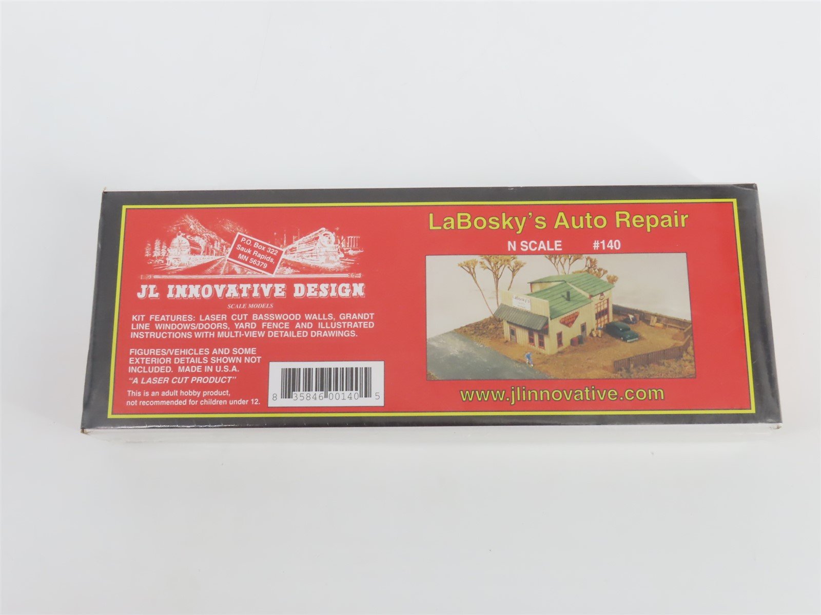N 1/160 Scale JL Innovarive Design Kit 140 LaBosky's Auto Repair - SEALED