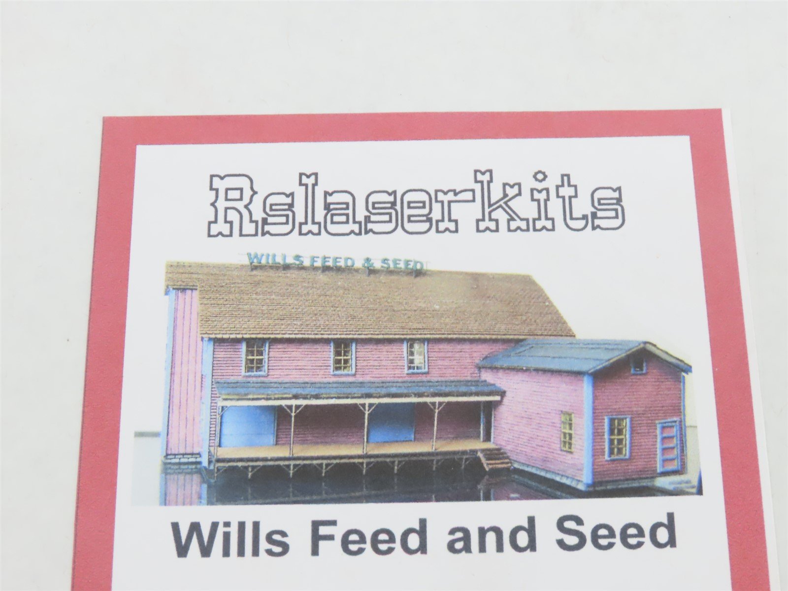 N 1/160 Scale Rslaserkits Kit 3008 Wills Feed and Seed - SEALED