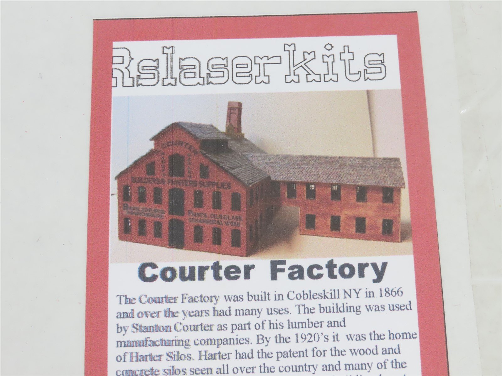 N 1/160 Scale Rslaserkits Kit 3057 Courter Factory - SEALED