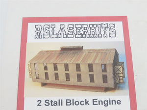 N 1/160 Scale Rslaserkits Kit 3034 2-Stall Block Engine - SEALED