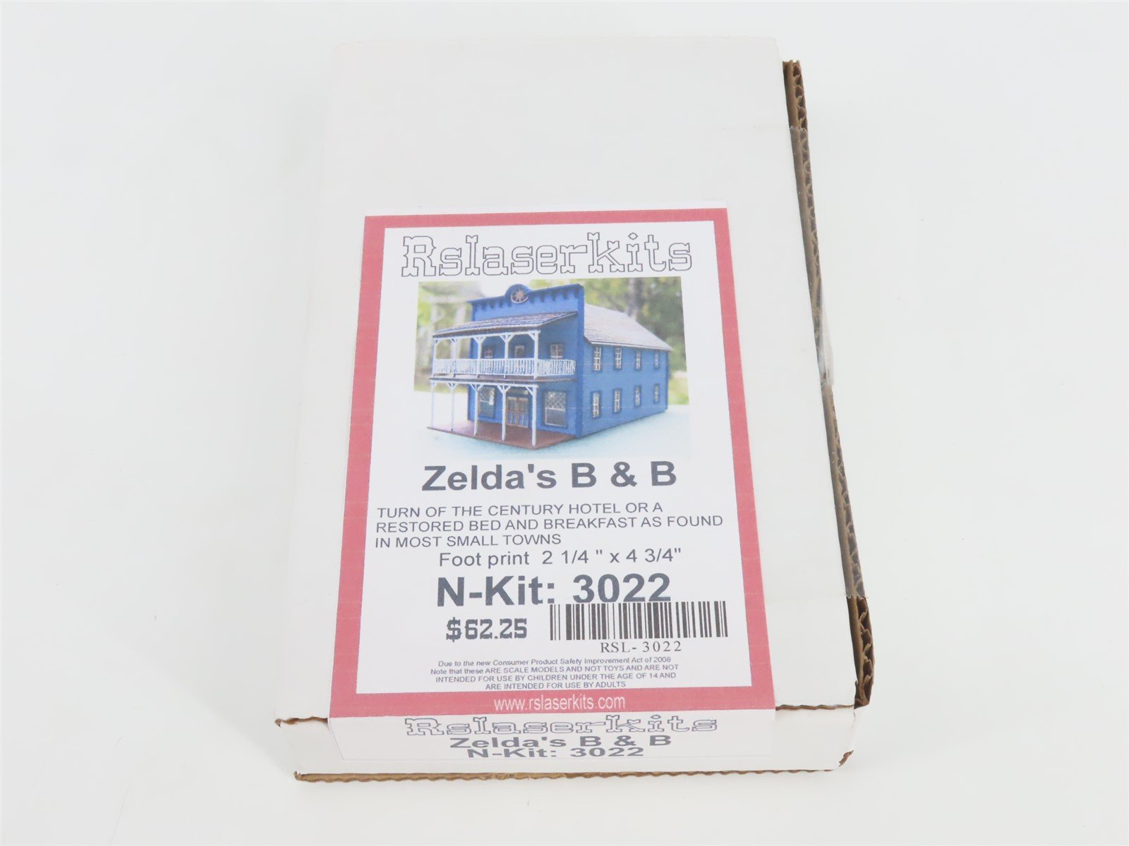 N 1/160 Scale Rslaserkits Kit 3022 Zelda's B&B - SEALED