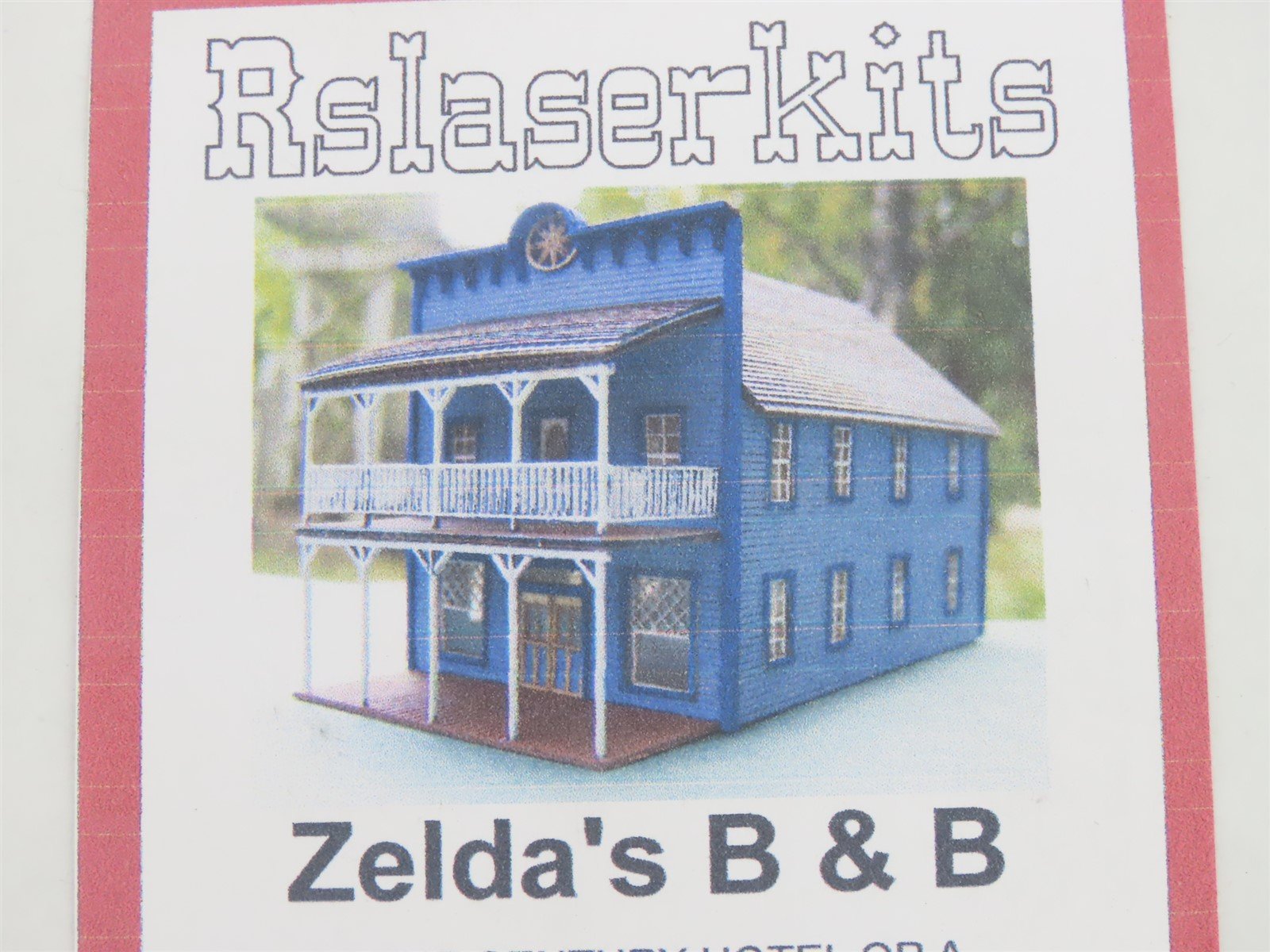 N 1/160 Scale Rslaserkits Kit 3022 Zelda's B&B - SEALED