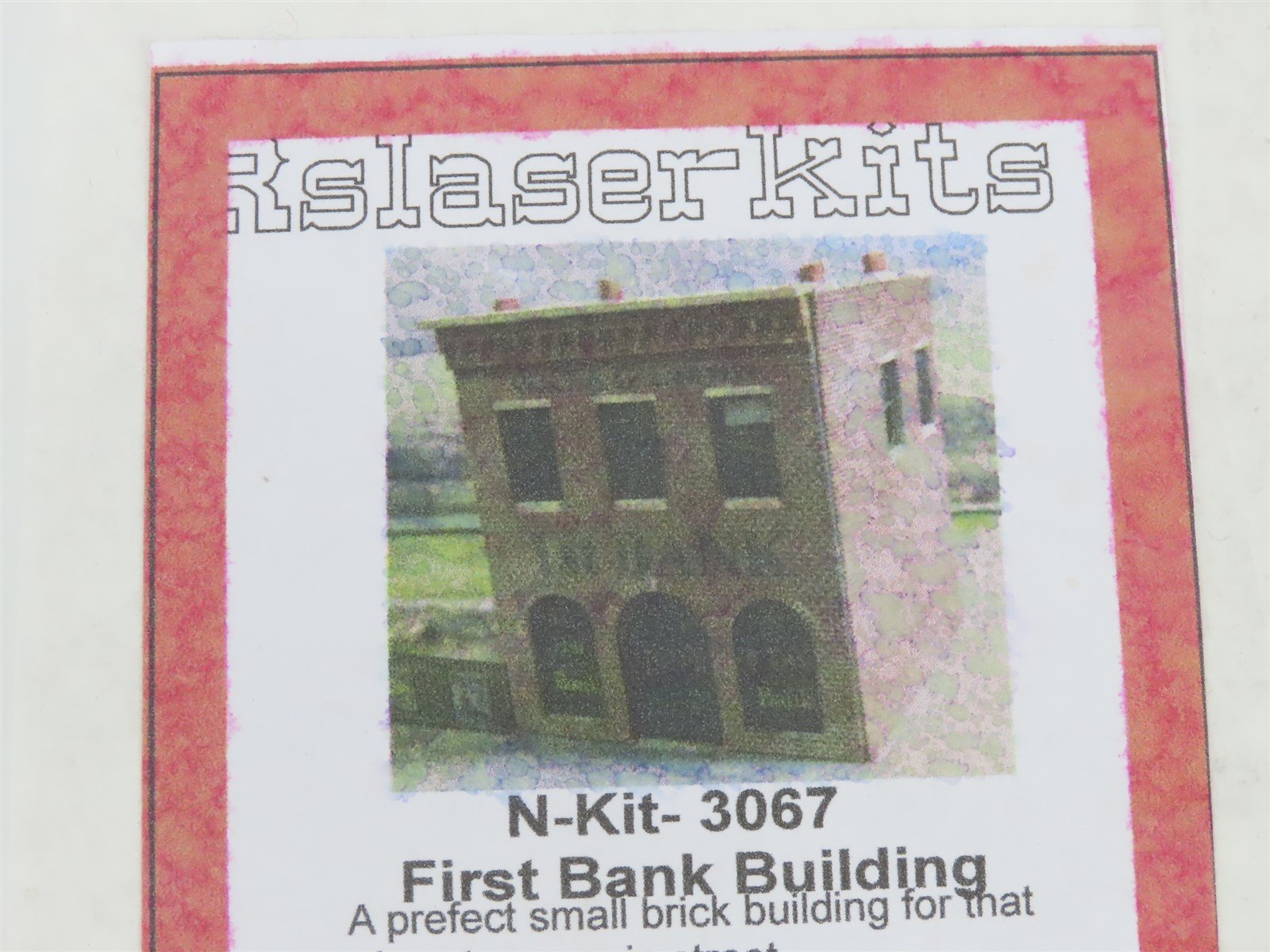 N 1/160 Scale Rslaserkits Kit 3067 First Bank Building - SEALED