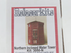 N 1/160 Scale Rslaserkits Kit 3050-N Northern Enclosed Water Tower - SEALED