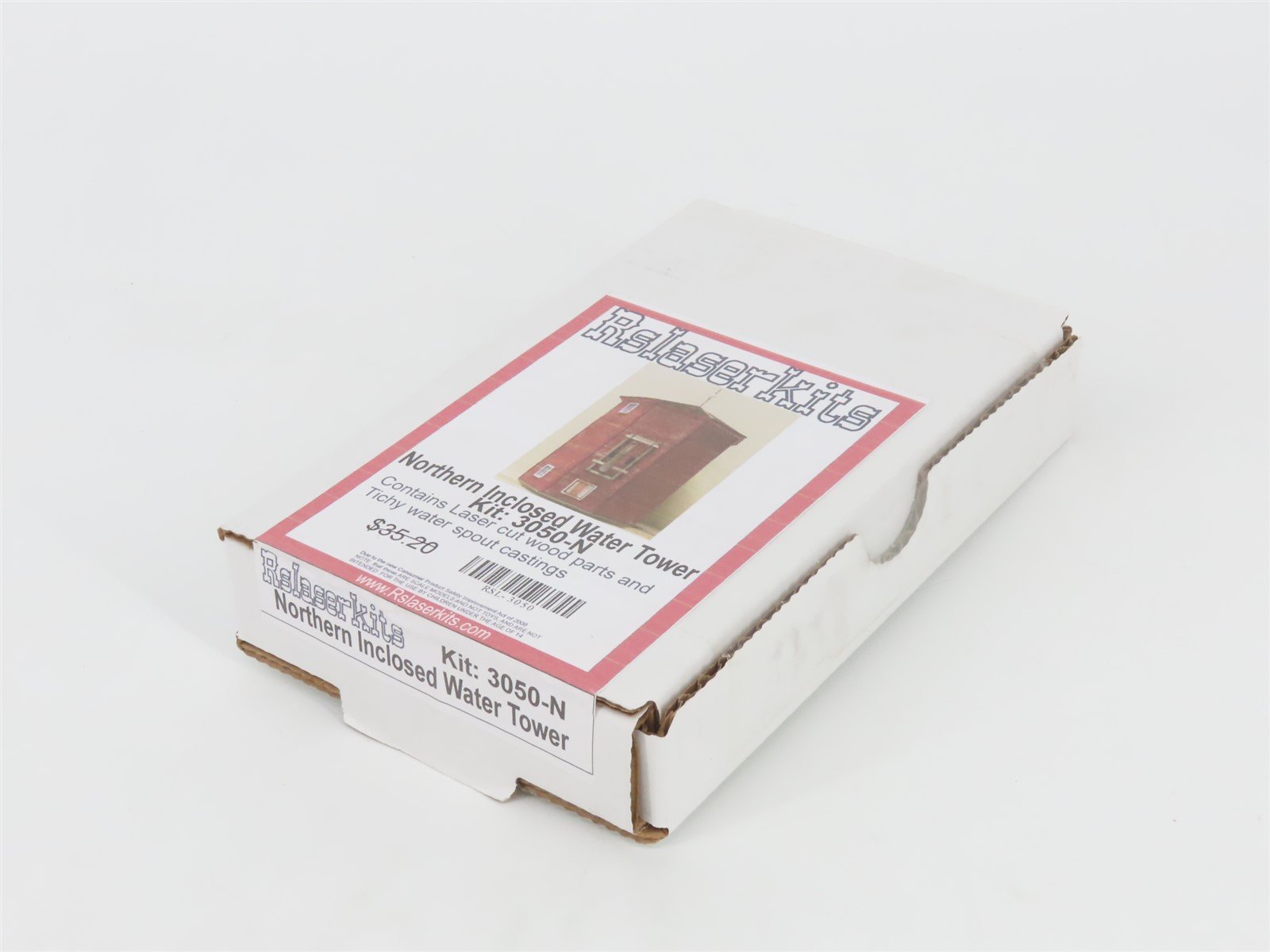 N 1/160 Scale Rslaserkits Kit 3050-N Northern Enclosed Water Tower - SEALED
