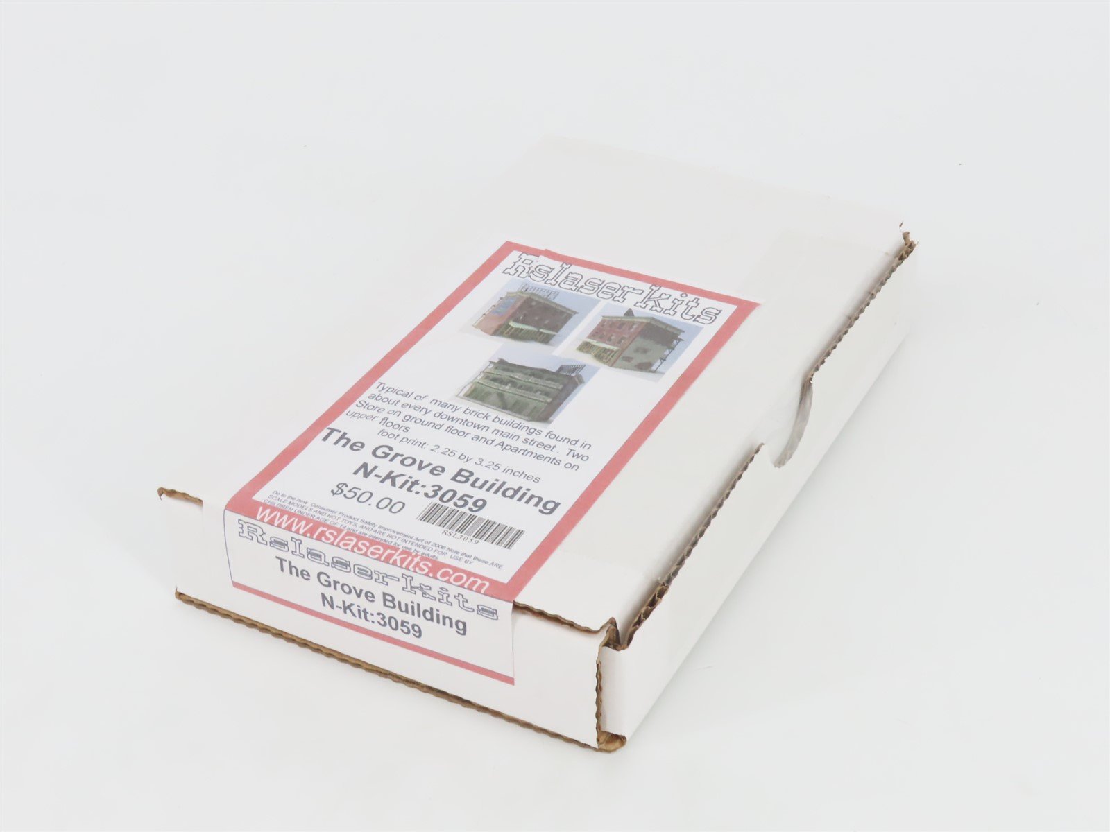 N 1/160 Scale Rslaserkits Kit 3059 The Grove Building - SEALED