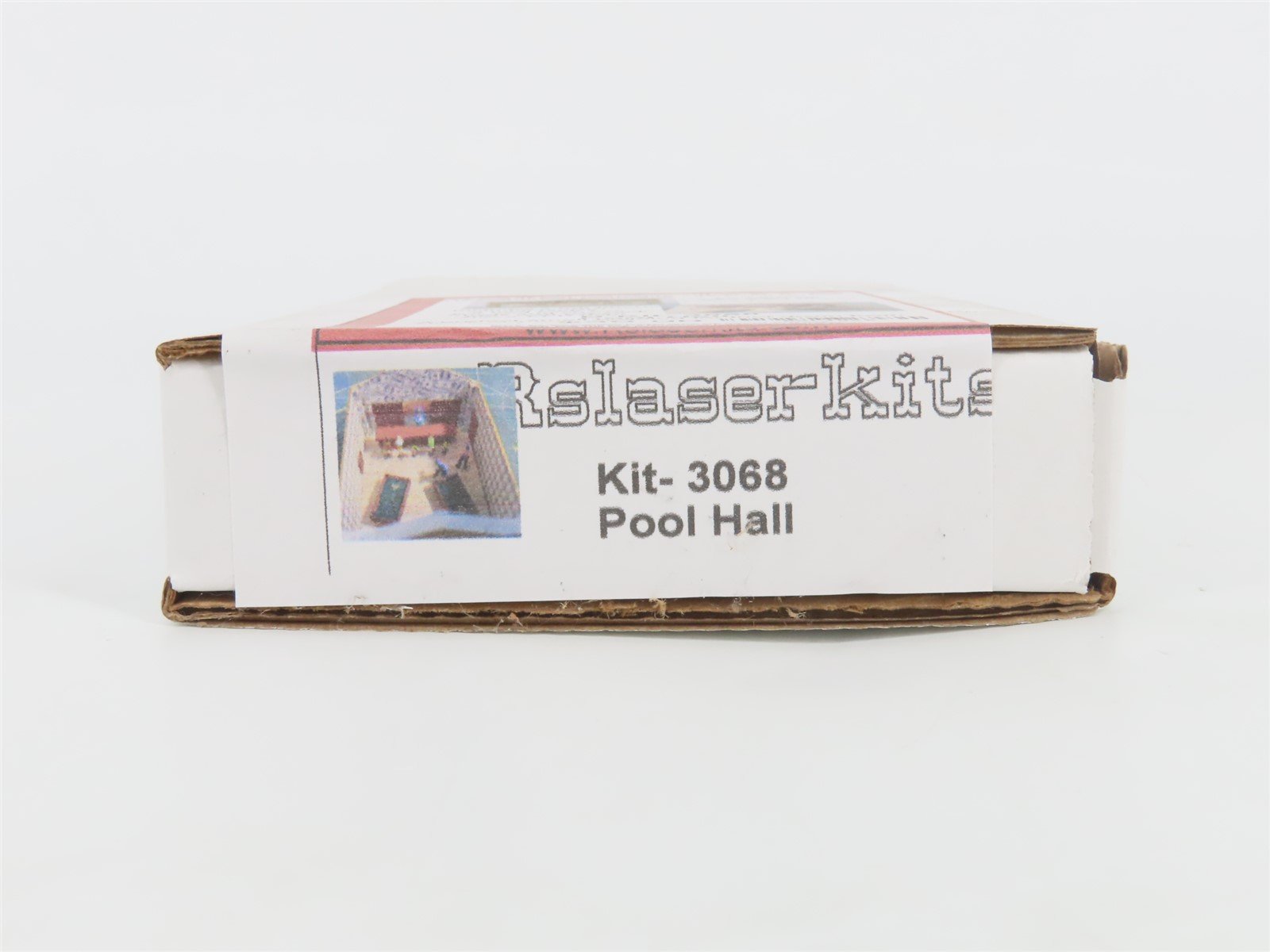 N 1/160 Scale Rslaserkits Kit 3068 Pool Hall w/ Interior & LED Light - SEALED