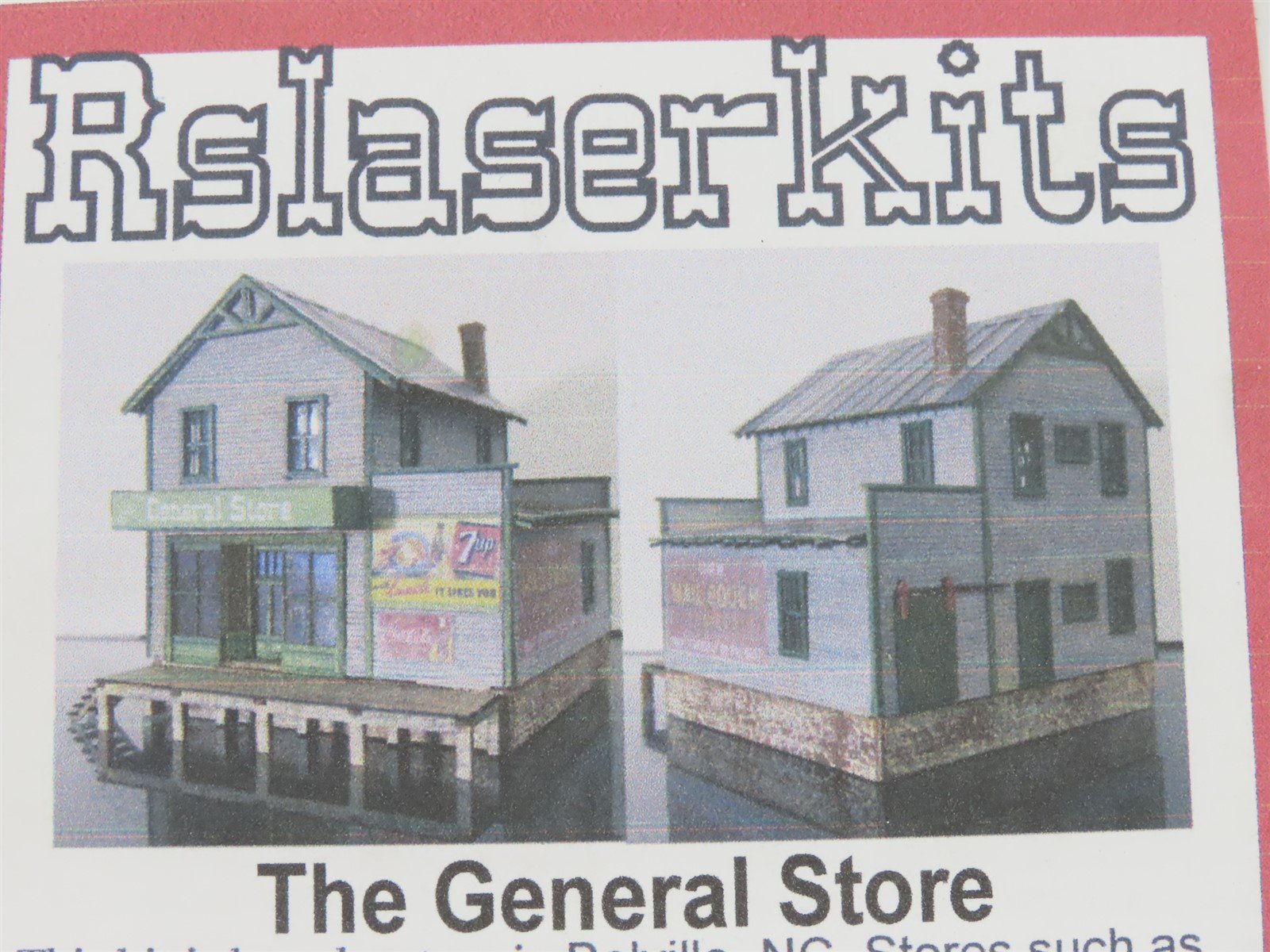 N 1/160 Scale Rslaserkits Kit 3074 The General Store - SEALED