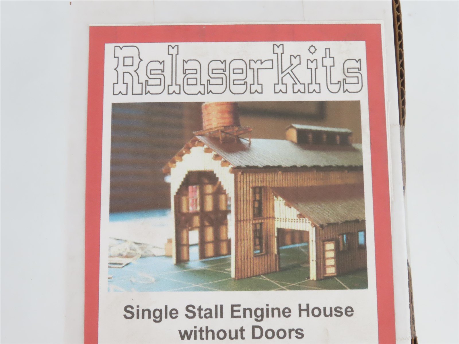 N Scale Rslaserkits Kit 3004 Single Stall Engine House Without Doors - SEALED