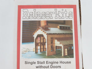 N Scale Rslaserkits Kit 3004 Single Stall Engine House Without Doors - SEALED