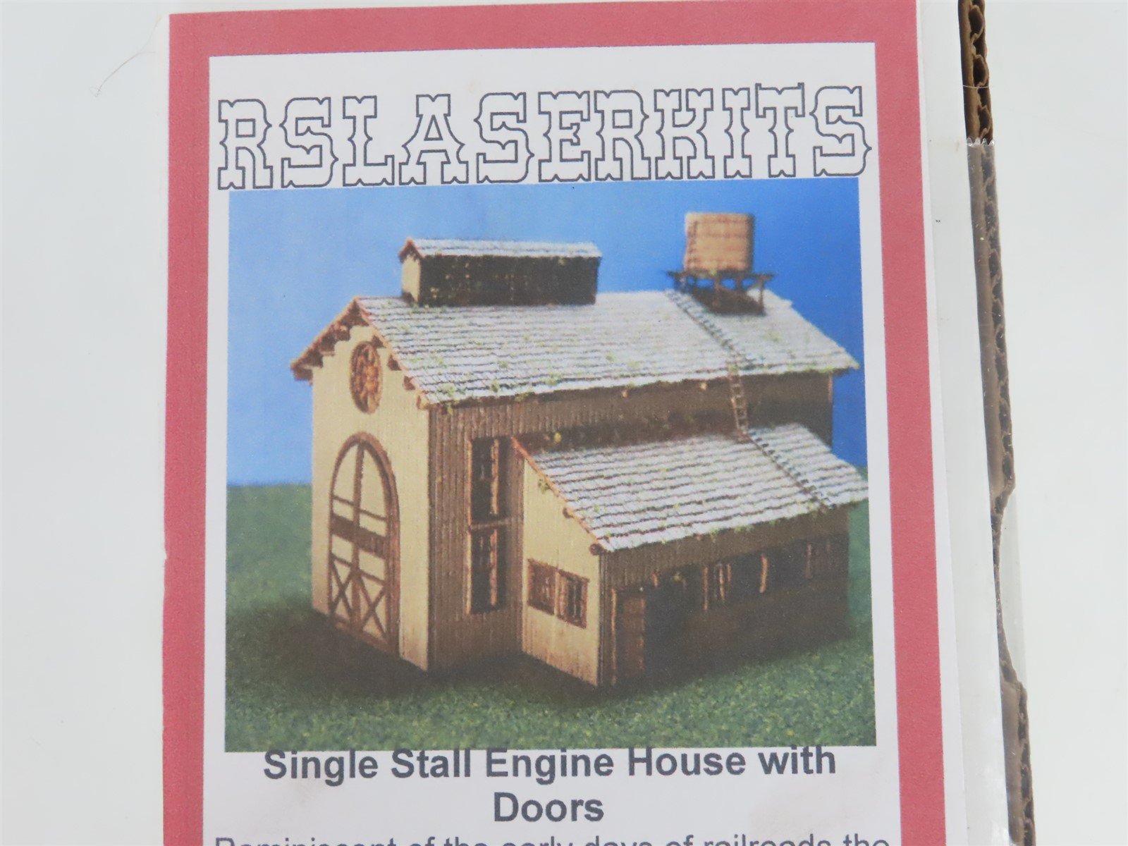 N 1/160 Scale Rslaserkits Kit 3003 Single Stall Engine House w/ Doors - SEALED