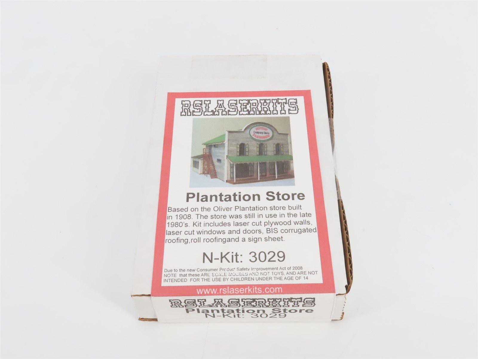 N 1/160 Scale Rslaserkits Kit 3029 Plantation Store - SEALED
