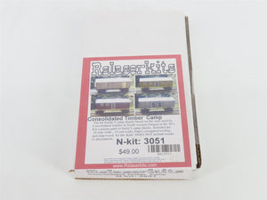 N 1/160 Scale Rslaserkits Kit 3051 Consolidated Timber Camp - SEALED