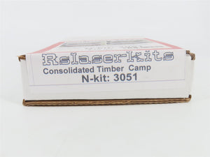 N 1/160 Scale Rslaserkits Kit 3051 Consolidated Timber Camp - SEALED