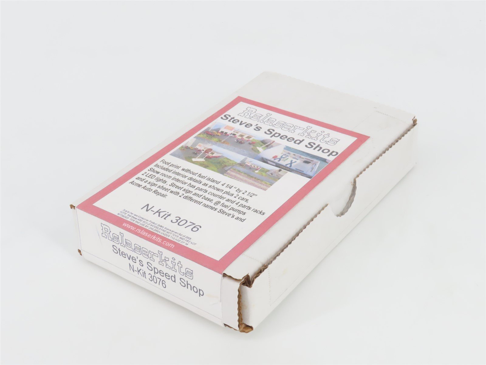 N 1/160 Scale Rslaserkits Kit 3076 Steve's Speed Shop w/ Interior & LED - SEALED