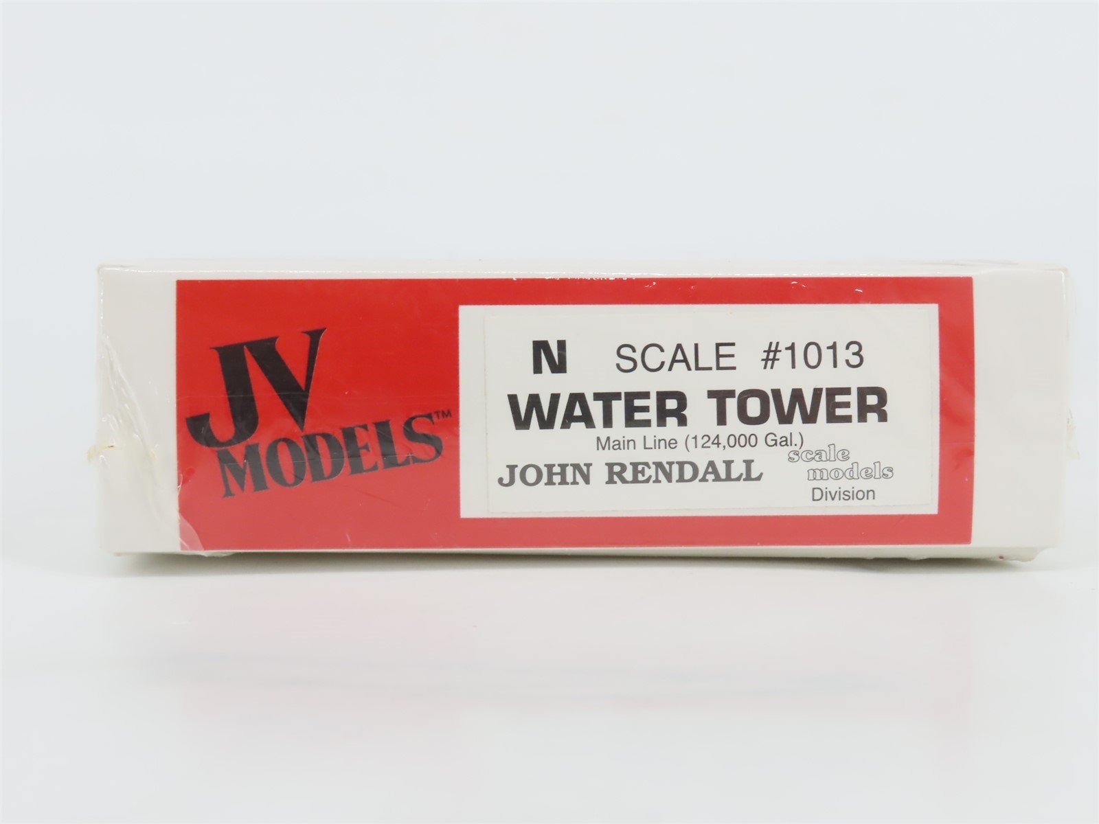 N Scale JV Models Kit 1013 John Rendall Mainline 124K Gal. Water Tower - SEALED
