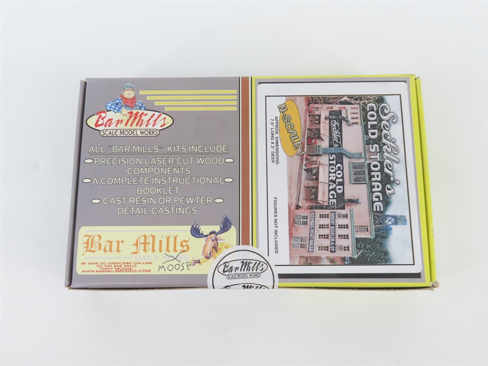 N 1/160 Scale Bar Mills Laser-Cut Kit 0121 Seckler's Cold Storage - SEALED