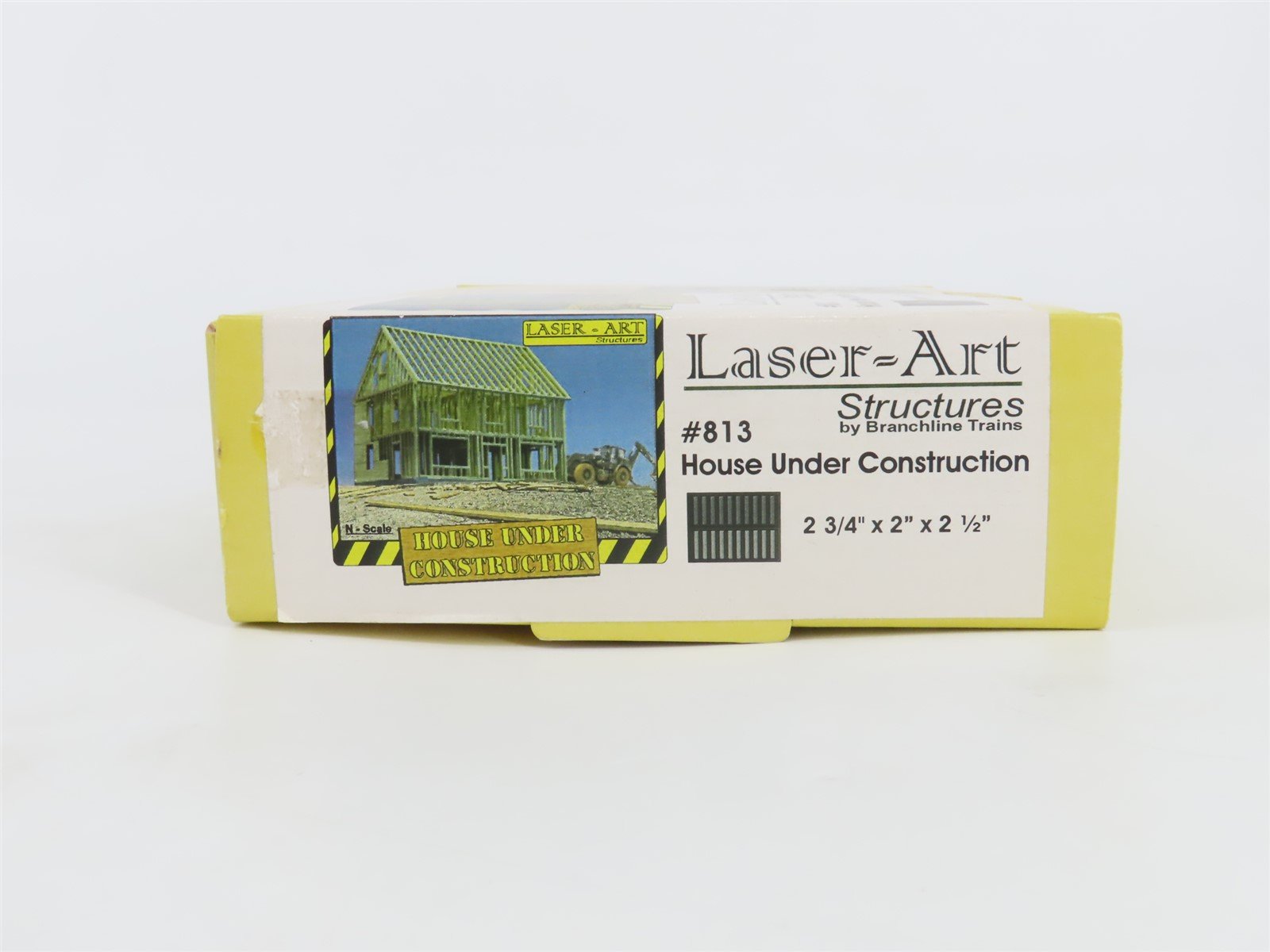 N Scale Branchline Laser-Art Structures Kit 813 House Under Construction SEALED
