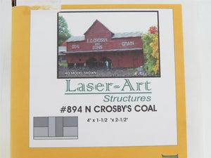 N 1/160 Scale Laser-Art Structures Kit 894 Crosby's Coal - SEALED