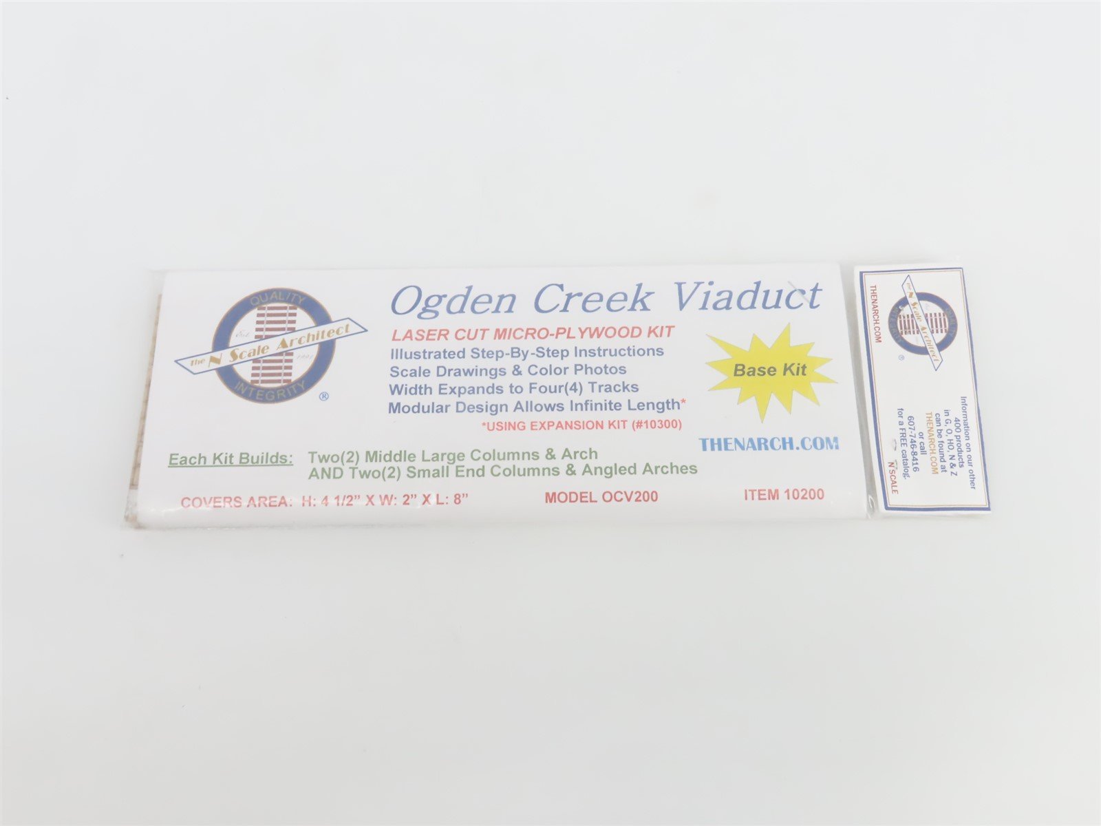 N Scale The N Scale Architect Kit 10200 Ogden Creek Viaduct Base Kit - SEALED