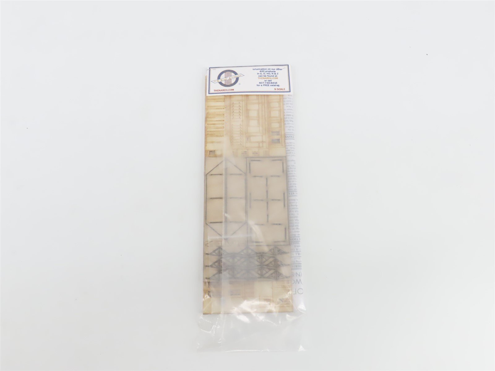 N Scale The N Scale Architect Kit 10013 CNJ Standard 2-Story Station - SEALED